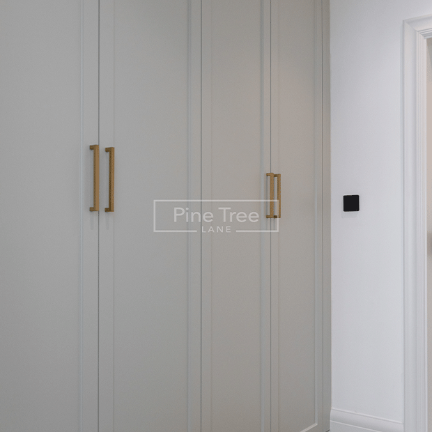 wardrobe with sensor lighting