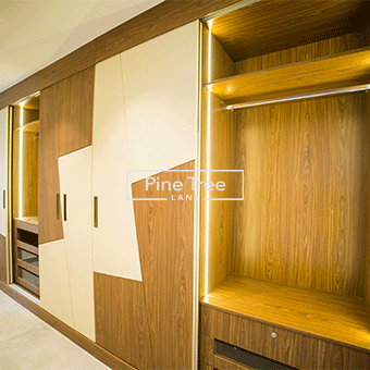 Space-saving sliding doors with smooth glide design
