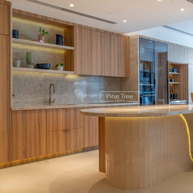 modern kitchen center counter design
