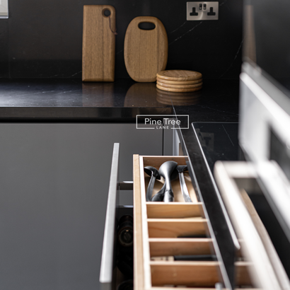 Mortise and tenon cuts on kitchen drawer