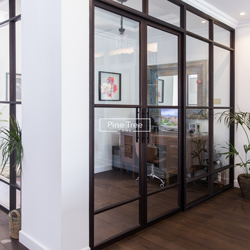 Modern living space with bespoke storage