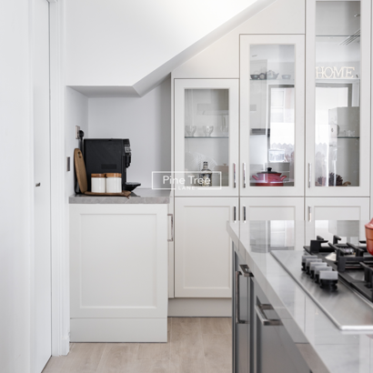 Spacious modern kitchen cabinet designed for maximum storage