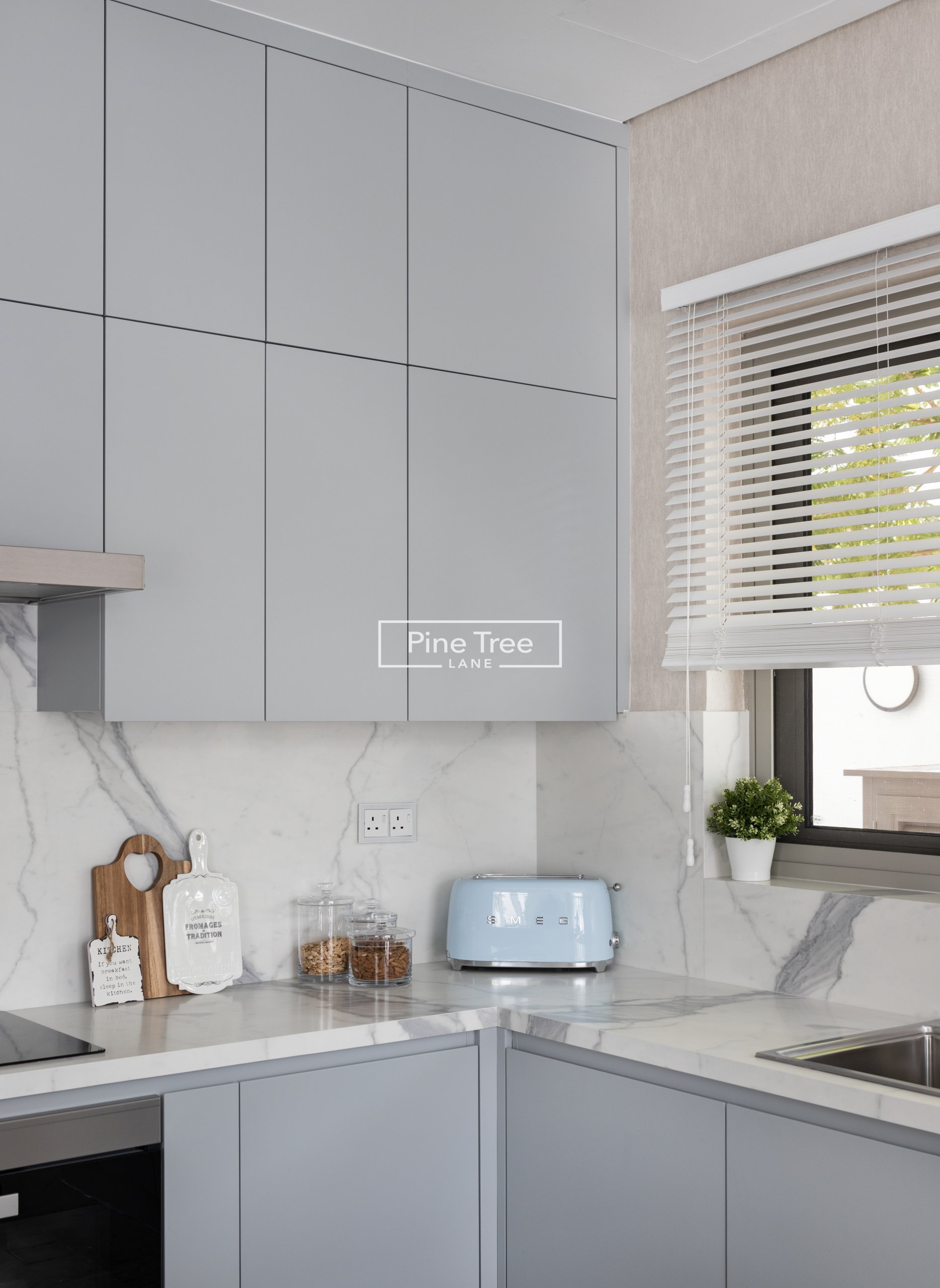 Kitchen grey cabinetry