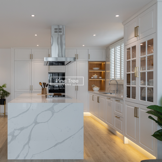 Kitchen with modern cabinet design