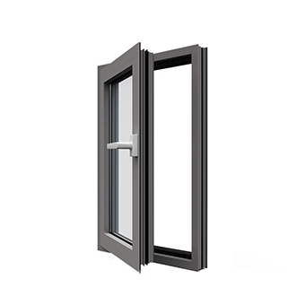 Stylish aluminum window with elegant design