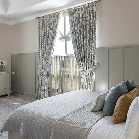 bedroom fabrics with luxurious textures