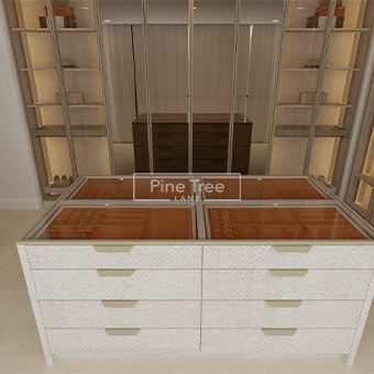 Walk-in wardrobe cabinets design