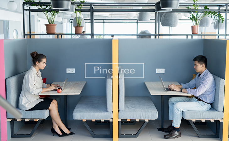 office interior with Flexible Multi-Functional Zones
