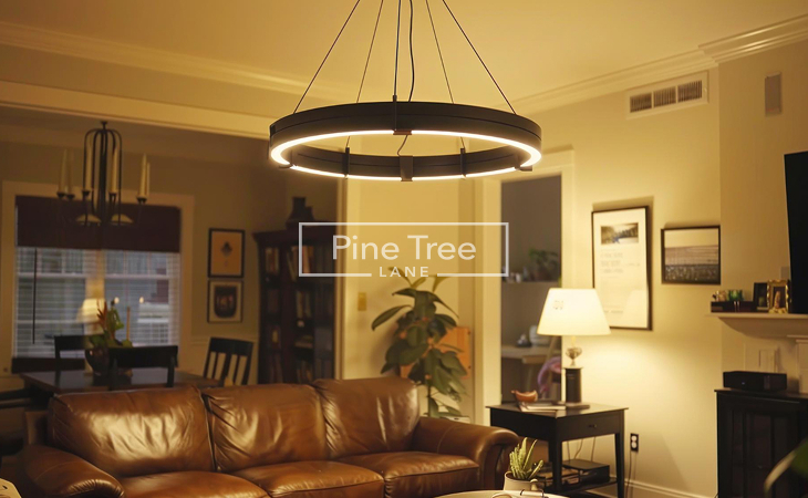 Statement Lighting & Chandeliers living room design