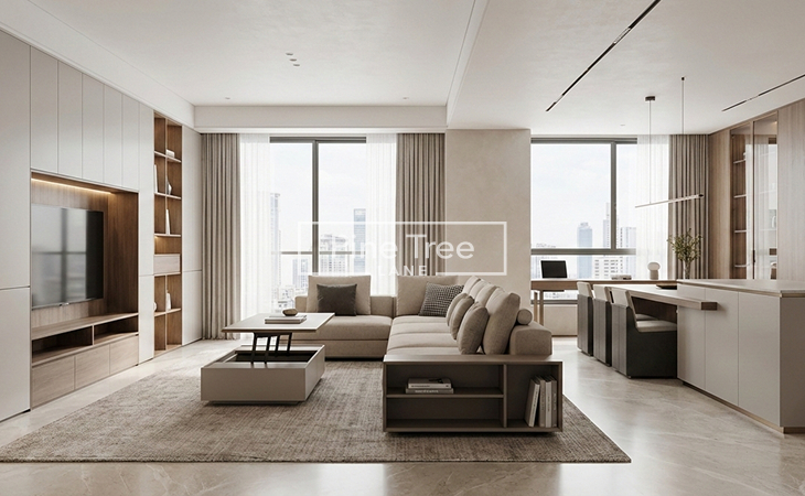 Interior Designers Improve Storage & Space Efficiency for Dubai Home