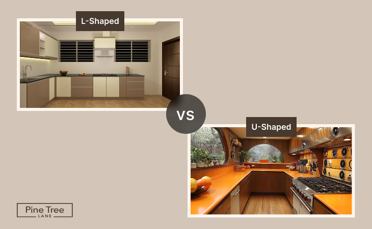 L-Shaped vs U-Shaped Kitchen Designs