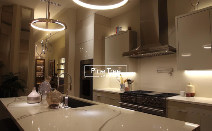 lighting ideas for Luxury Kitchens in dubai