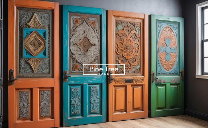 Colored & Textured uPVC Doors 
