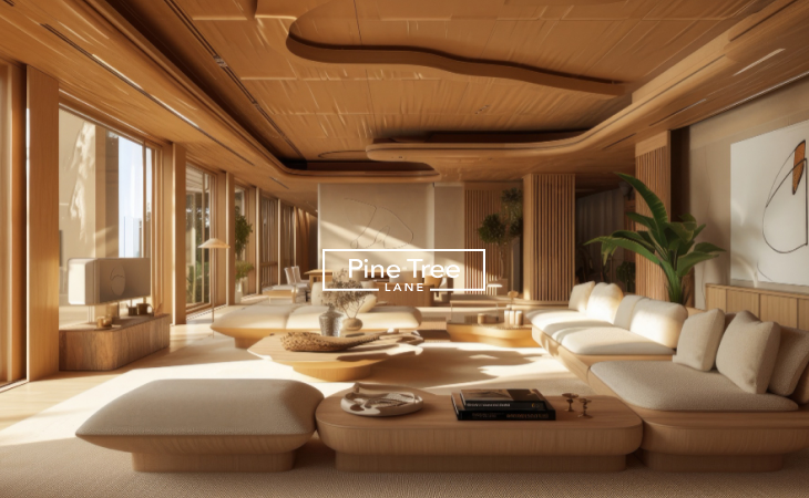 Open-Concept Living Area in penthouse