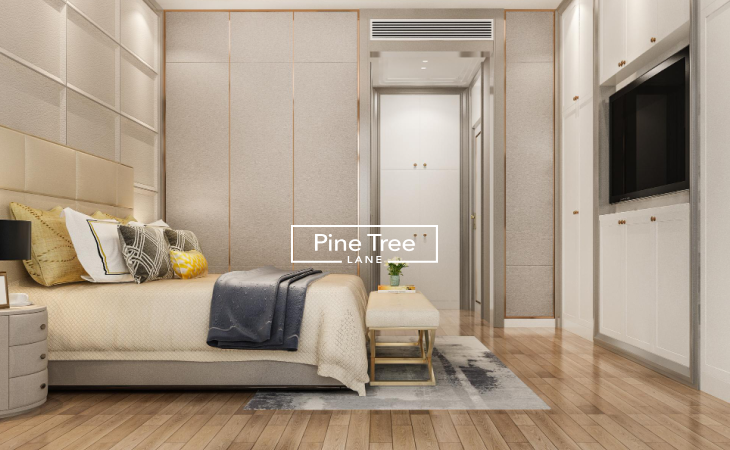 Floor-to-Ceiling Corner Wardrobe Design