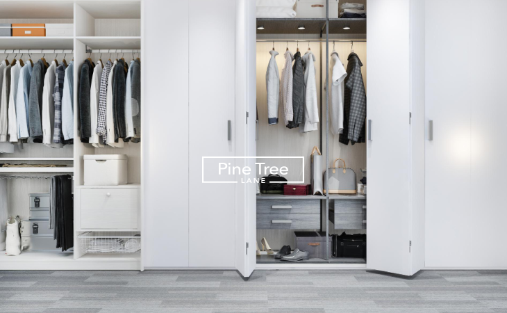 side view of Standard wardrobe depth