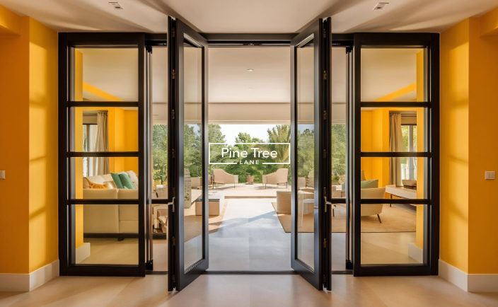 aluminium door type for dubai homes