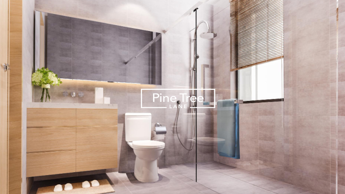 Modern bathroom renovation in Dubai
