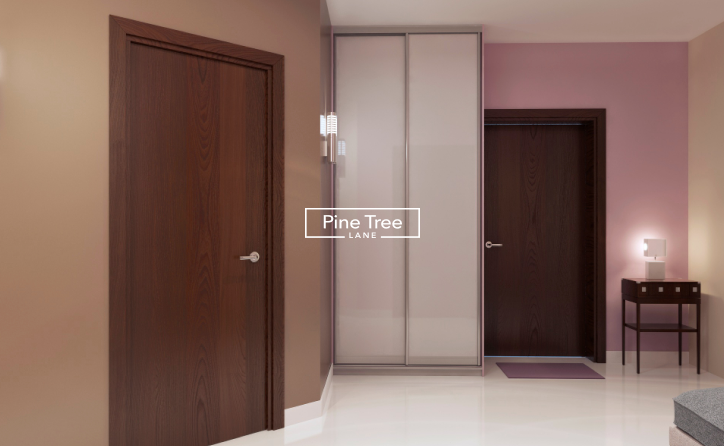 wooden door type for apartments